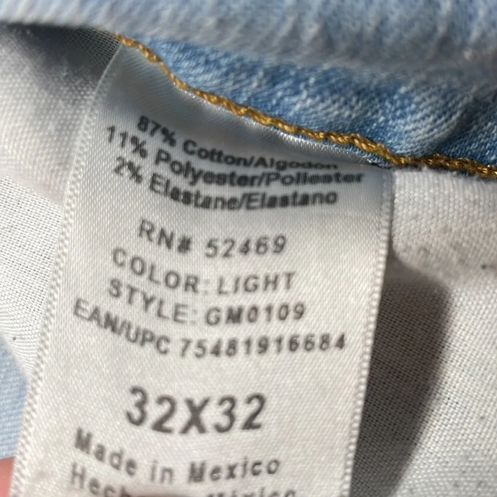 George Jeans Slim Denim Light Wash Jeans Size 32 x 31 1/2